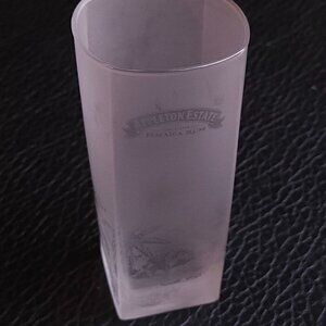 Appleton Estate Jamaica Rum Glass Square Frosted Glass